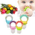 Silicone Baby Fruit Feeding Pacifier - Multicolor