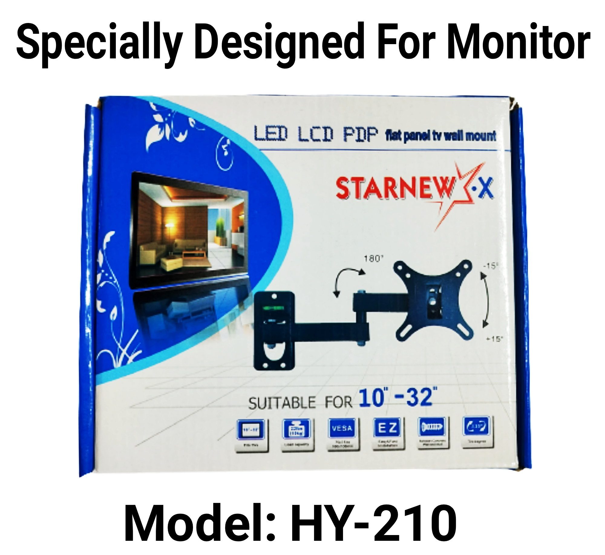 1662996093583 Led 14 "থেকে 32" মুভিং ওয়াল মাউন্ট মনিটর জন্য উপযুক্ত HY-210 Model - Image 1