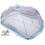 বাচ্চাদের মশার ছাতা নেট-(বেলুন প্রিন্ট) – mosquito net – Sky Blue - Image 5