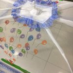 বাচ্চাদের মশার ছাতা নেট-(বেলুন প্রিন্ট) – mosquito net – Sky Blue - Image 8
