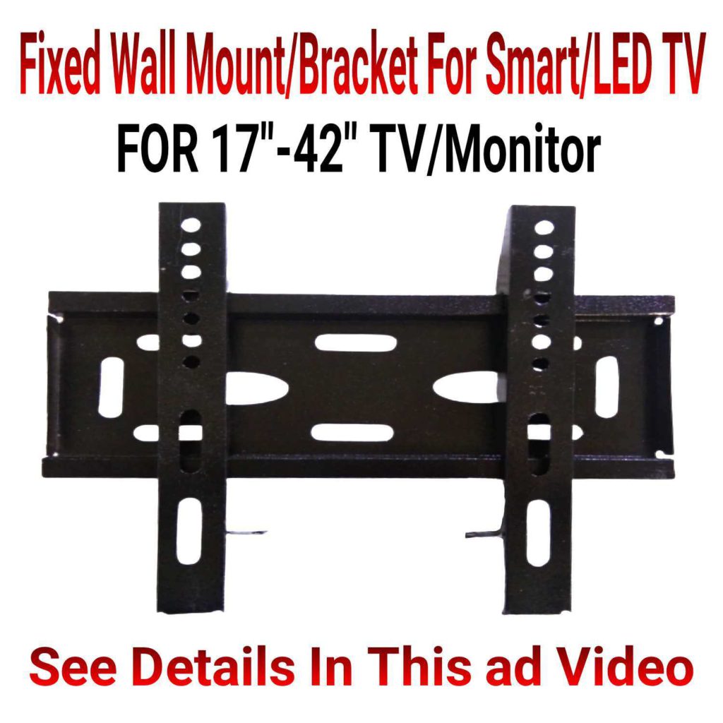 Led টিভি 17 To 42 Inches শক্তিশালী ধাতব ওয়াল মাউন্ট/ব্র্যাকেট/led/স্মার্ট টিভি এবং মনিটরের জন্য হ্যাঙ্গার